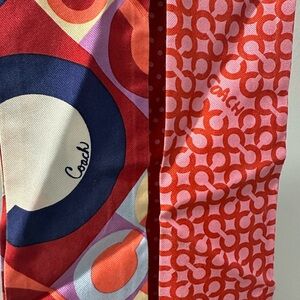 Coach Skinny Scarves Set of 2